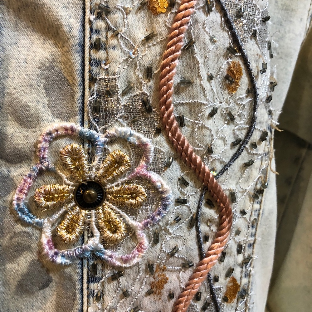 EUC Variations Bleached Denim Jacket - Picture 9 of 16